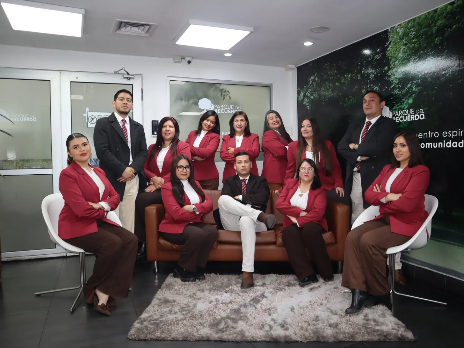 Fotografía del equipo comercial de Parque del Recuerdo