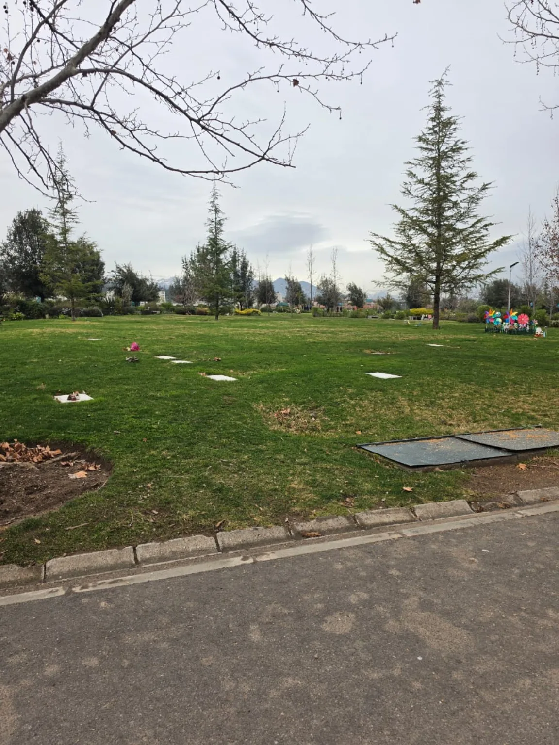 Jardines con sepulturas a nivel de césped en Parque del Recuerdo